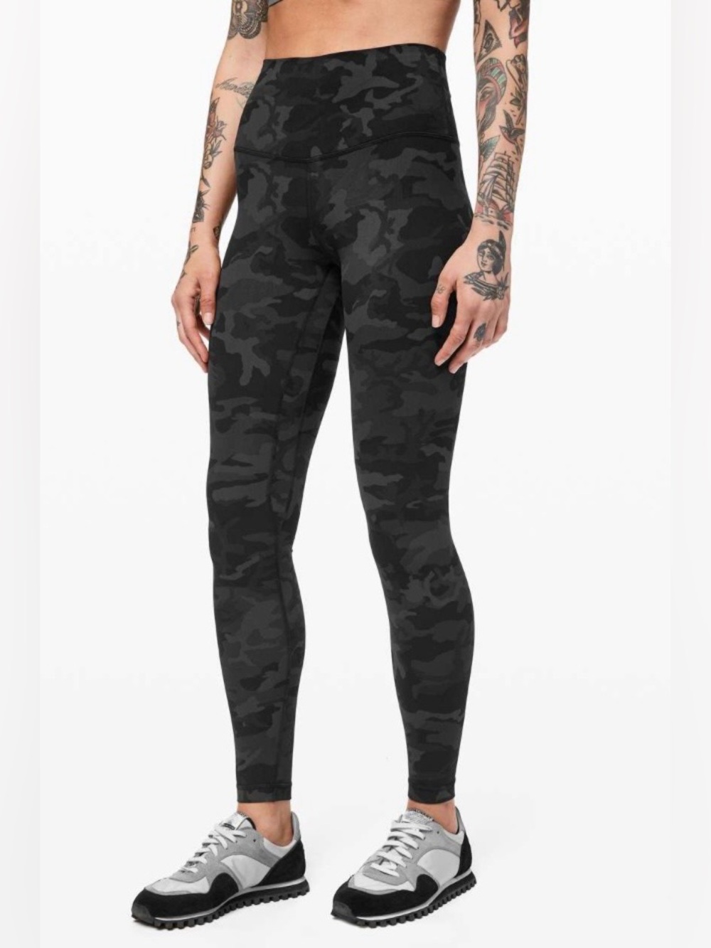 Lululemon Align Hi Rise Pant 28", size 4, 
Incognito Camo Multi Grey